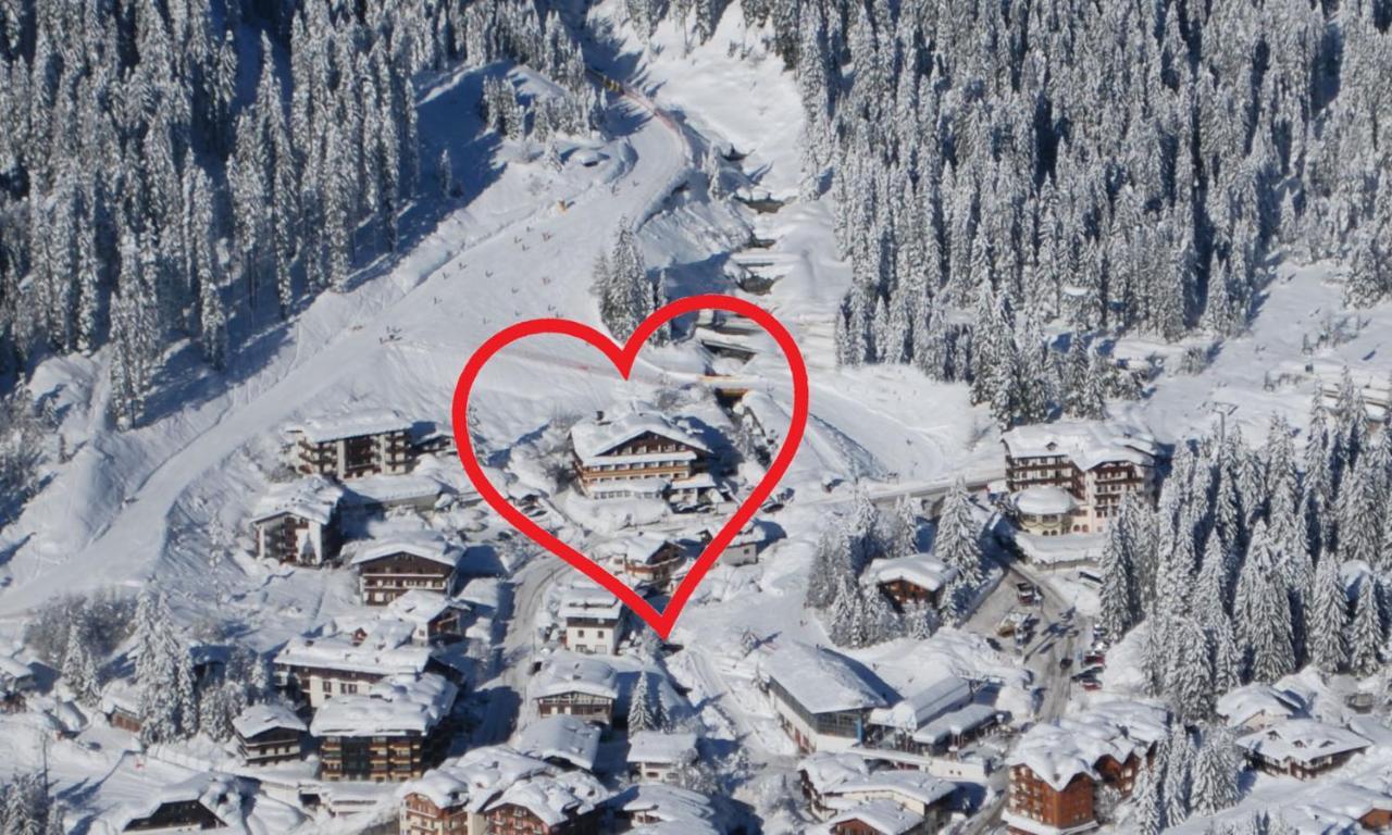Hotel Dahu Madonna di Campiglio Bagian luar foto